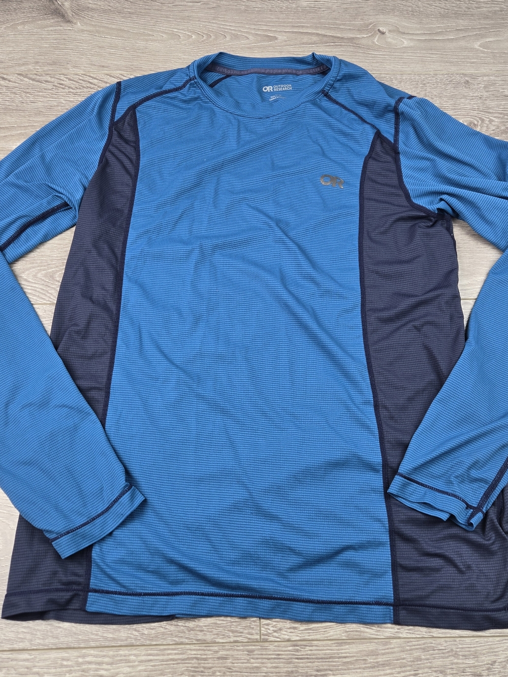 Outdoor Research Men’s Blue Long-Sleeve Performance Shirt